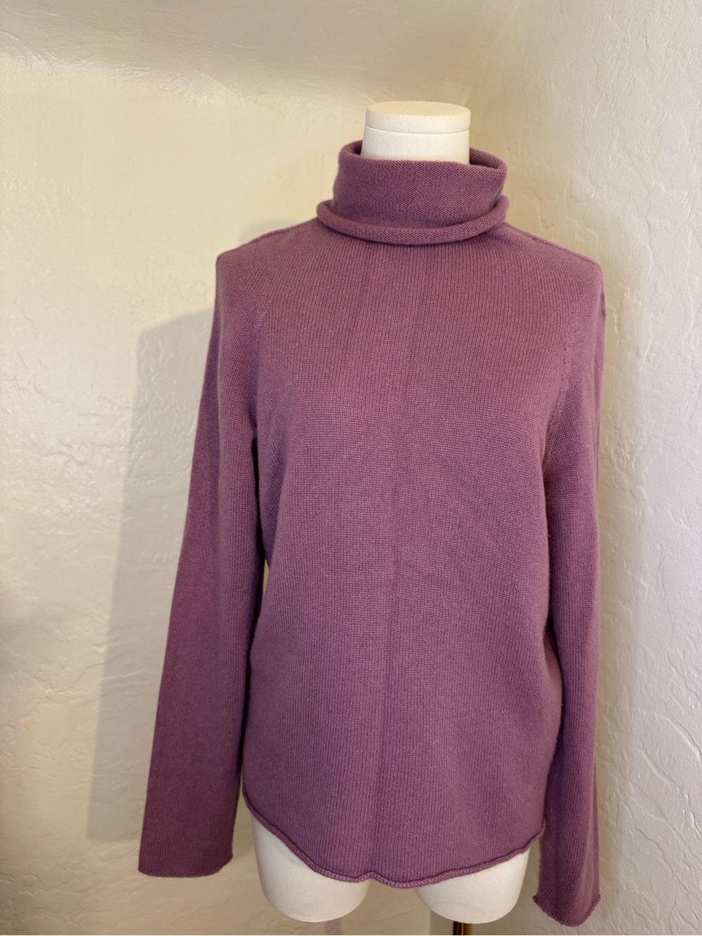 Vince Mauve Turtleneck Sweater